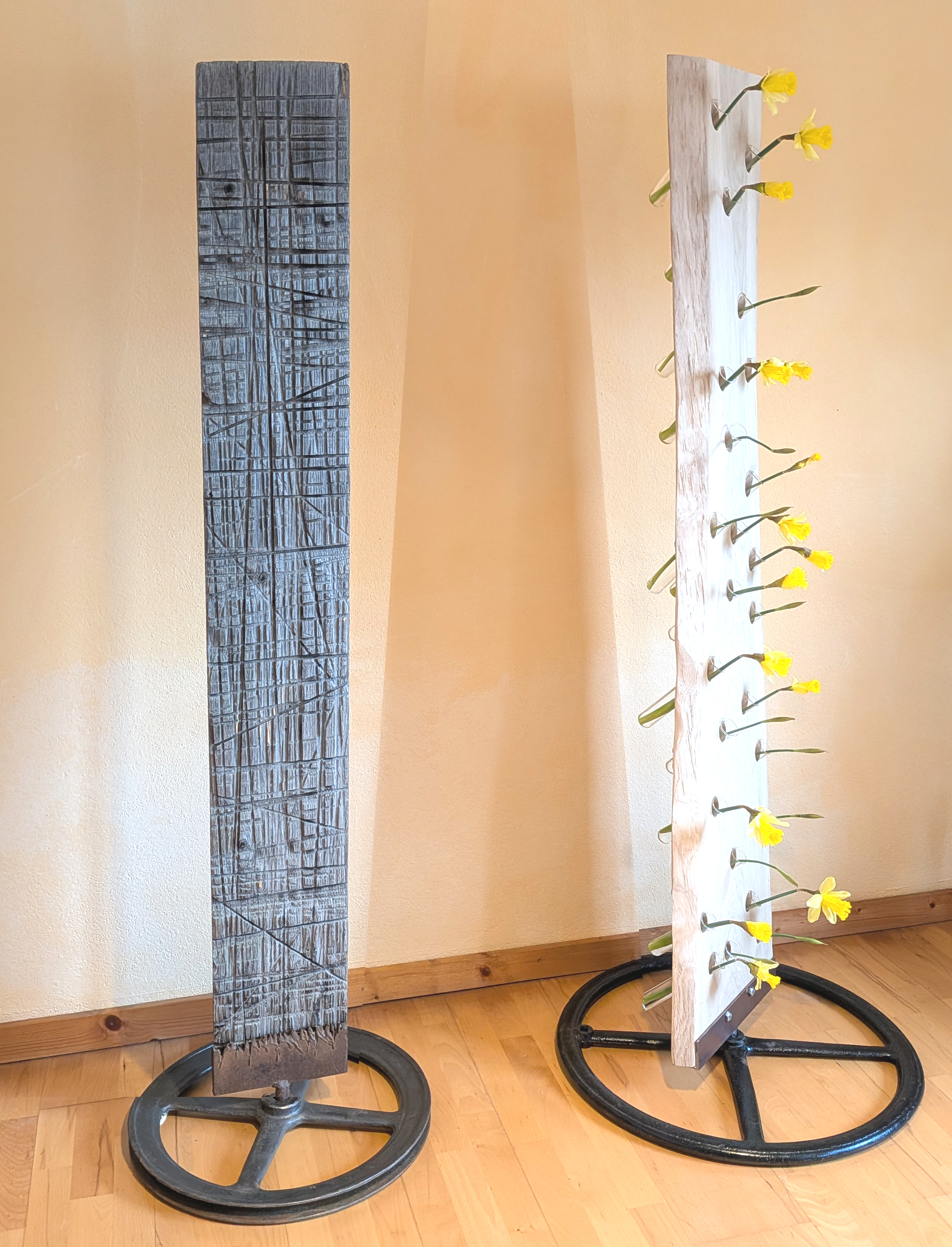 Christian Beisenherz-Huss Skulptur Kirche St. Martin Freiburg Lebensweg Leidensweg