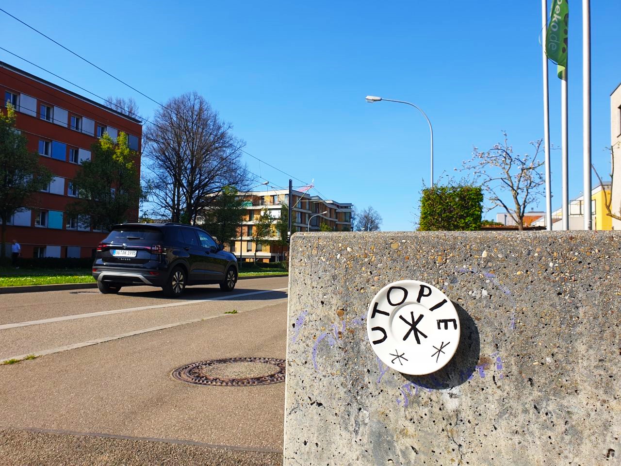 Christian Beisenherz-Huss Mensch Sein Utopie Streetart Kunst Aktion